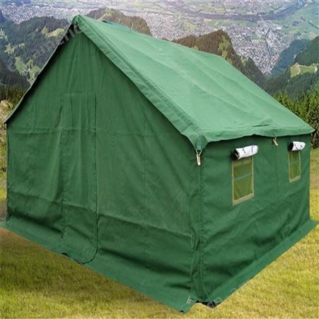 双层防风防雨帐篷-户外班用单帐篷-宿营救灾帐篷
