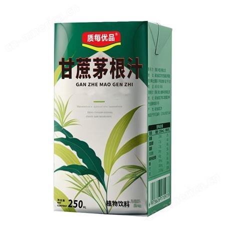 甘蔗茅根汁饮料oem贴牌代加工 植物果蔬茶系列饮品定制
